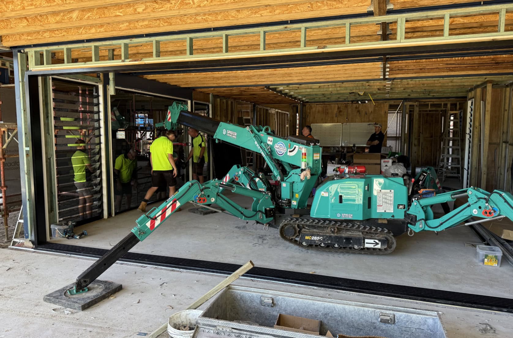 Our Team Work - Spider Crane Hire